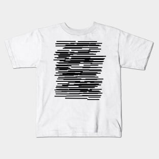 geometric interference lines Kids T-Shirt